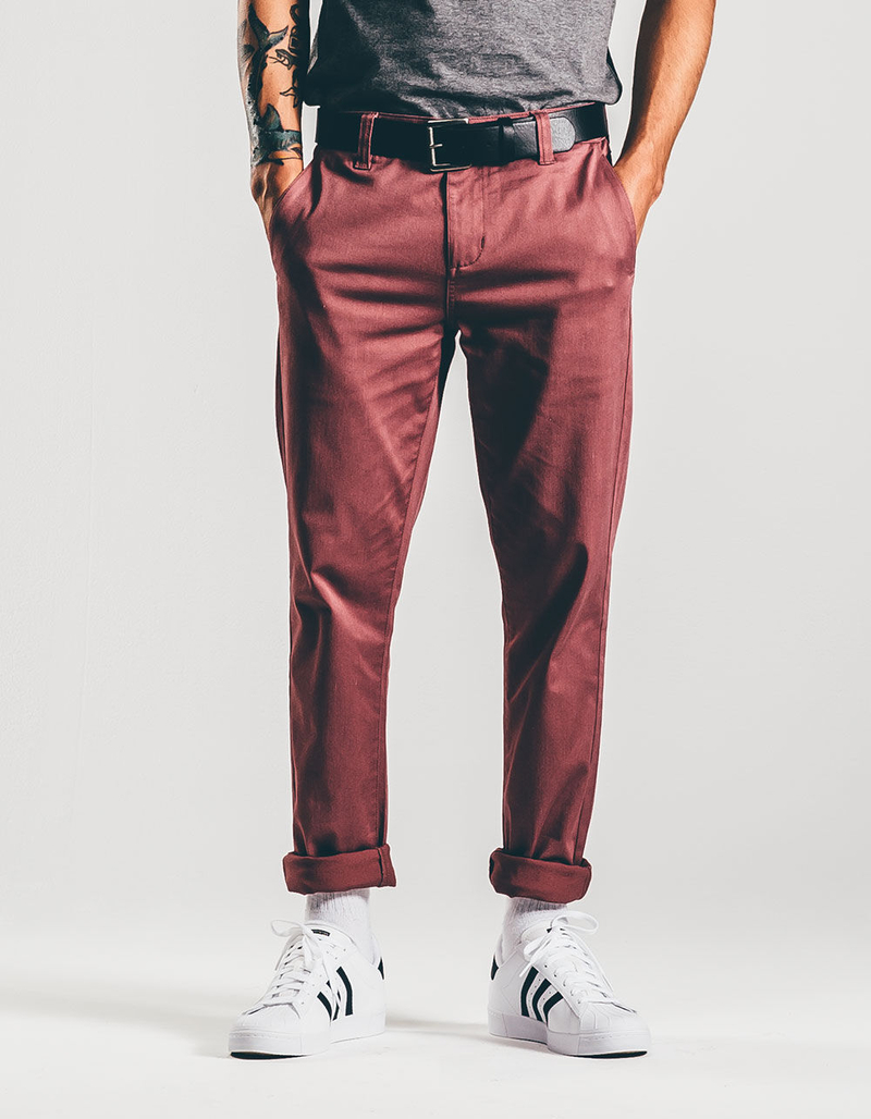 RSQ London Mens Skinny Stretch Chino Pants image number 2