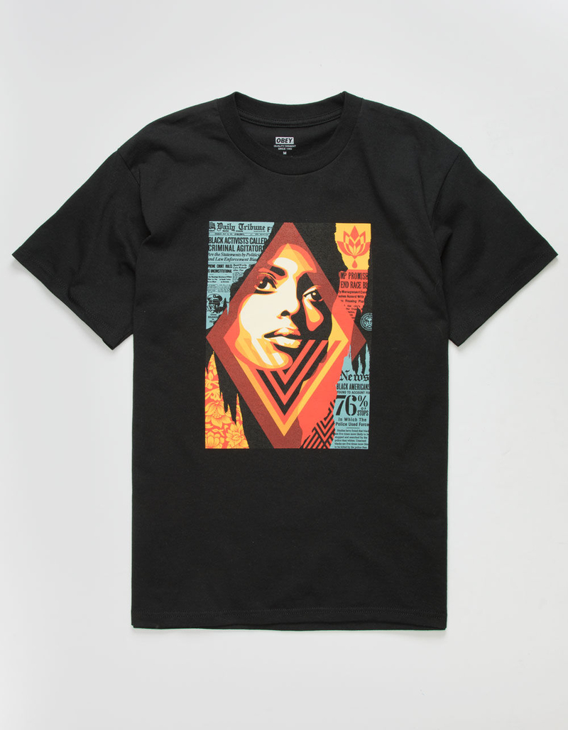 OBEY Bias By Numbers Mens T-Shirt image number 0