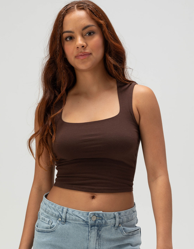 TILLYS Wide Strap Womens Tank Top image number 0