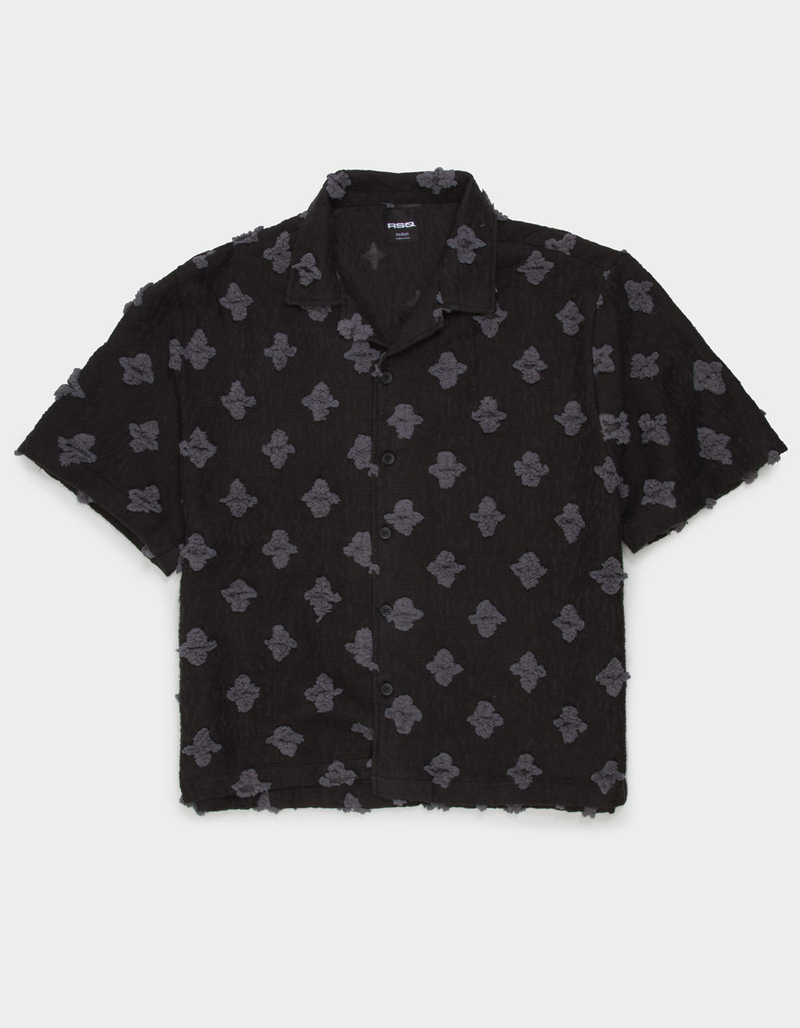RSQ Mens Textured Camp Shirt image number 0