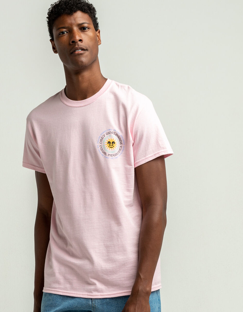 OBEY Solution Not Pollution Mens T-Shirt image number 2