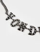 VON DUTCH Rhinestone Womens Chain Belt image number 2