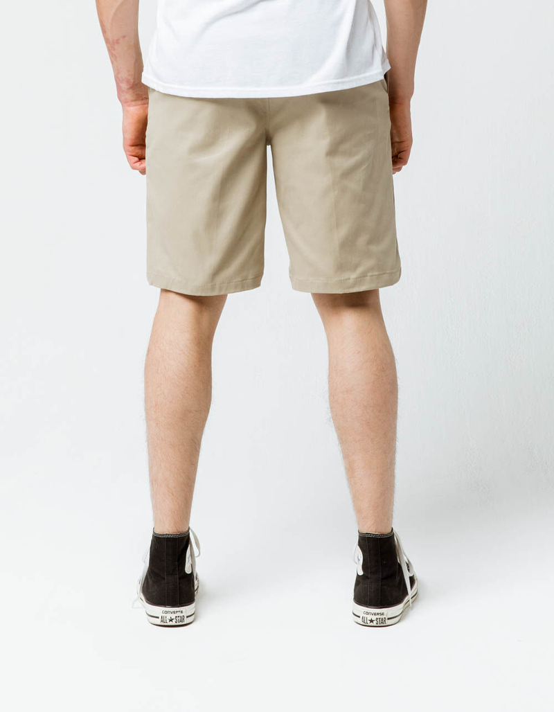 BLUE CROWN Classic Khaki Mens Chino Shorts image number 4