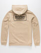 BRIXTON Palmer Mens Vanilla Hoodie image number 1