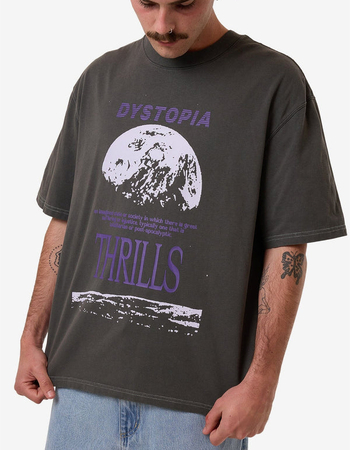 THRILLS Dystopia Mens Boxy Oversized Tee Alternative Image