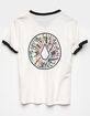 VOLCOM Truly Womens Ringer Tee image number 1