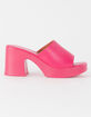 SODA Typo Womens Platform Sandals image number 2