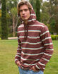 RSQ Striped Mens Hooded Tee image number 1
