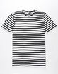 RSQ Stripe Split Hem Mens T-Shirt image number 1