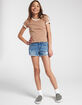FULL TILT Essentials Girls Ringer Tee image number 6