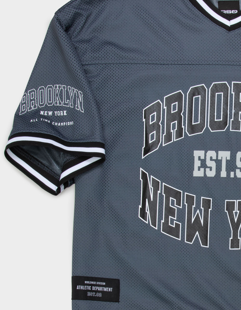 RSQ Mens Crop Boxy Mesh Jersey image number 2