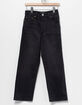 LEVI'S Ribcage Straight Ankle Womens Jeans - Black Rinse image number 5