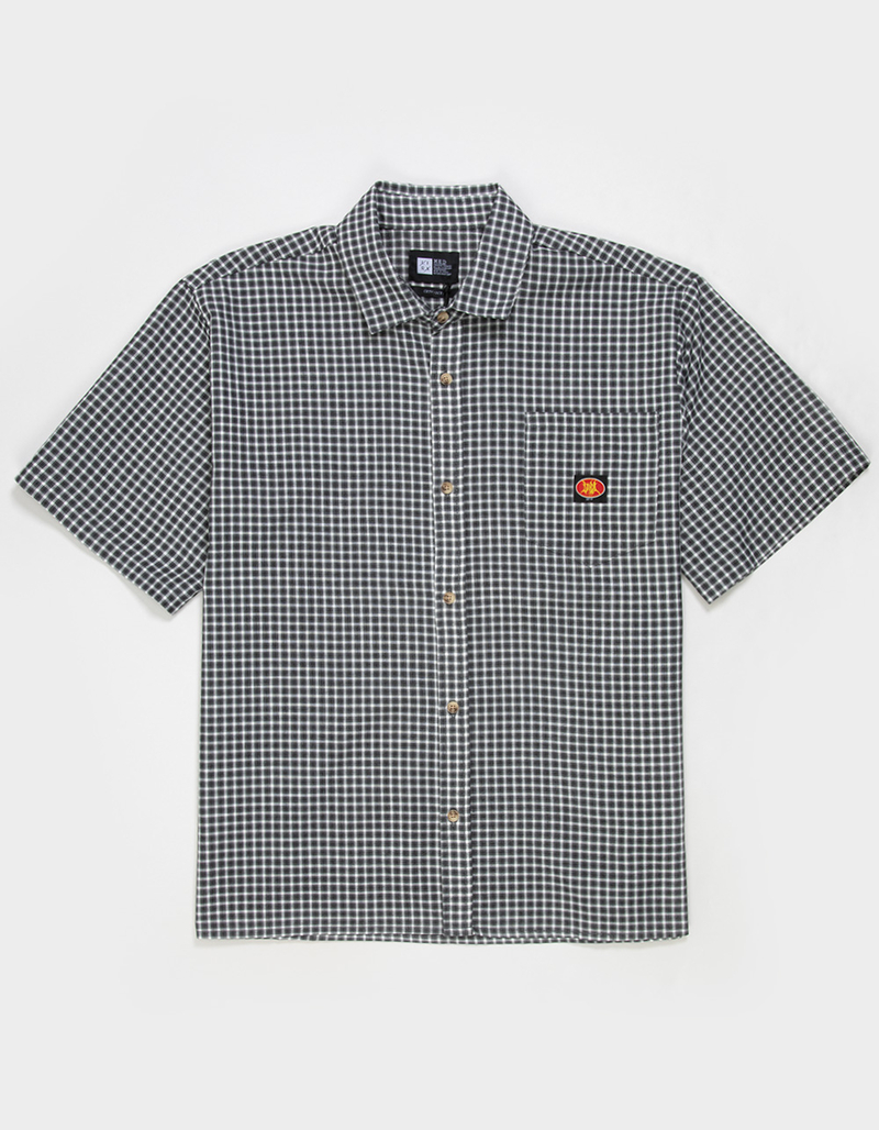 LIRA Plaid Mens Button Up Shirt image number 1