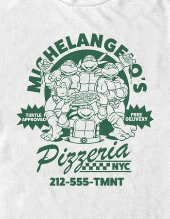 TEENAGE MUTANT NINJA TURTLES Pizzeria Turtle Approved Unisex Tee Alternative Image