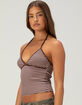 RSQ Womens Stripe Halter Top image number 3