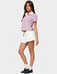 EDIKTED Lennie Striped Polo Top image number 4