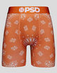 PSD Burnt Orange Bandana Mens Boxer Briefs image number 2