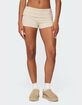 EDIKTED Kodi Striped Fold Over Shorts image number 1