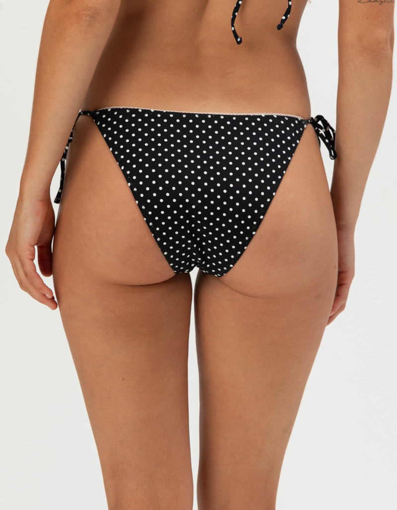 FULL TILT Dotty Reversible Tie Side Cheeky Bikini Bottoms image number 3