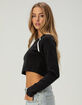 NIKE Sportswear Womens Tight Long Sleeve Cropped Top image number 3
