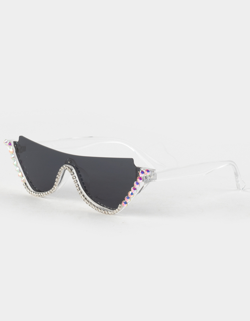 FULL TILT Rate Rhinestone Sunglasses image number 0