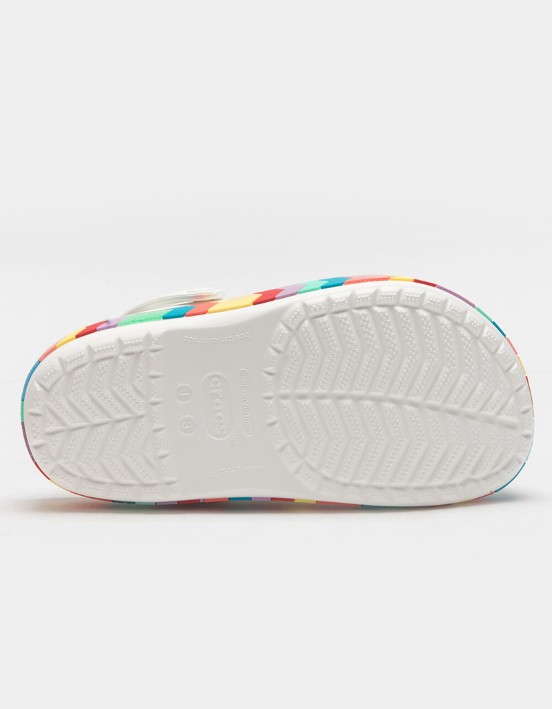 CROCS Crocband Chevron Beaded Girls Clogs image number 2