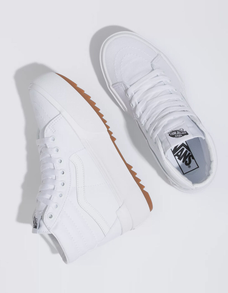 VANS Canvas Sk8-Hi Stacked Womens Shoes image number 2