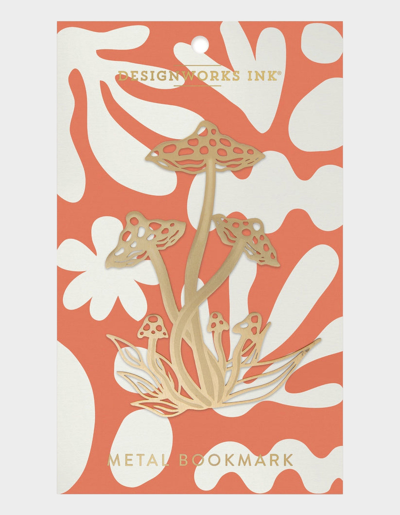 DESIGNWORKS INK Mushroom Metal Bookmark image number 0