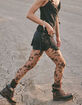FREE PEOPLE Flocked Floral Womens Tights image number 2