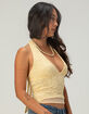 NECTAR CLOTHING Womens Knit Halter Top image number 4