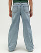 RSQ Girls Tie Baggy Jeans image number 6