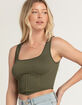 TILLYS Square Neck Womens Corset Tank Top image number 2