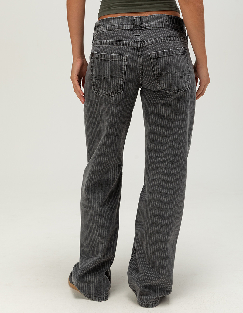BDG Urban Outfitters Kaya Womens Low Rise Slouchy Pinstripe Jeans image number 3