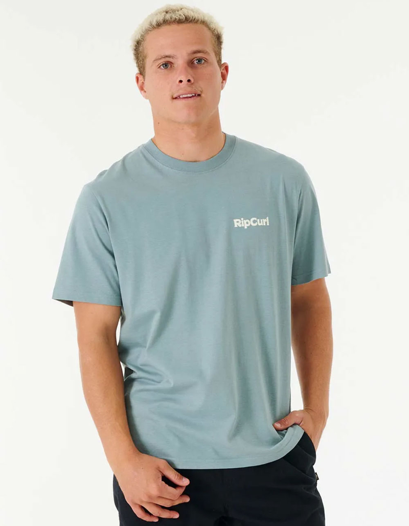 RIP CURL Blazed And Tubed Mens Tee image number 1