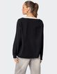 EDIKTED Contrast V-Neck Knit Sweater image number 5