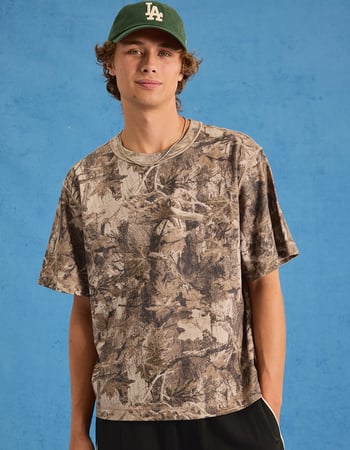 RSQ Mens Washed Boxy Tee Primary Image