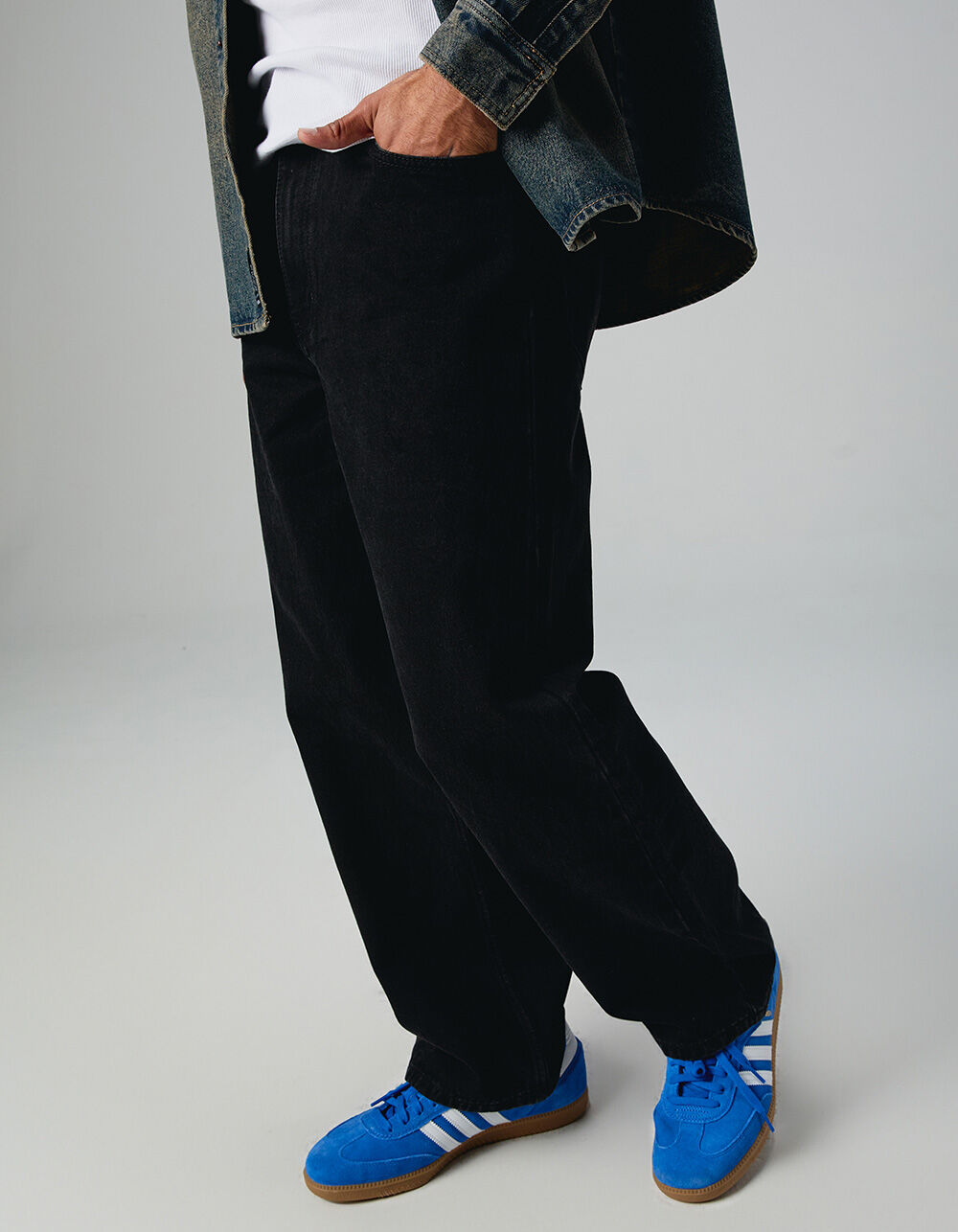 RSQ Mens Baggy Jeans - WASHED BLACK - 30x30 | Tillys