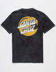 SANTA CRUZ Stipple Wave Dot Mens Tee image number 1