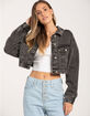 HIGHWAY Crop Denim Womens Jacket image number 1