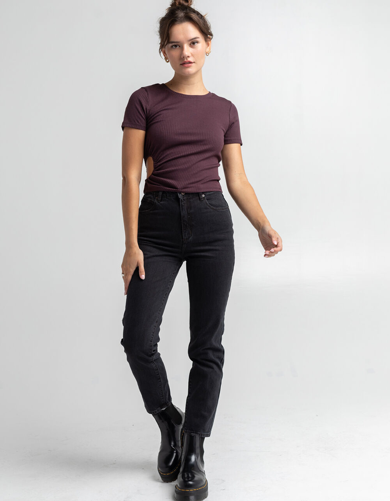 ABRAND A 94 High Slim Black Box Womens Jeans image number 0