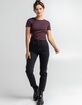 ABRAND A 94 High Slim Black Box Womens Jeans image number 1