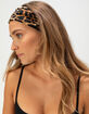FULL TILT 2 Pack Leopard/Solid Headbands image number 2