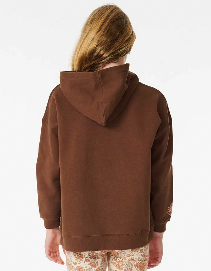 RIP CURL Sun Catcher Girls Hoodie BROWN Tillys
