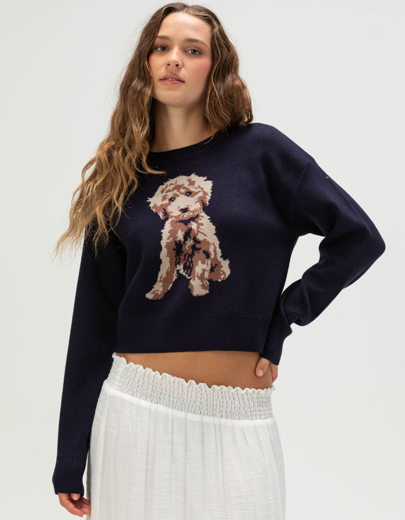 MADDEN GIRL Womens Dog Sweater image number 0