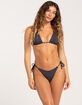 DAMSEL Rib Ring Triangle Bikini Top image number 4