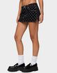 EDIKTED Freada Polka Dot Denim Mini Skort image number 2