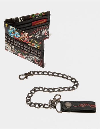 ED HARDY Stud Chain Wallet Alternative Image
