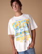 THE WILD COLLECTIVE Los Angeles Chargers Player Mens Boxy Tee image number 1