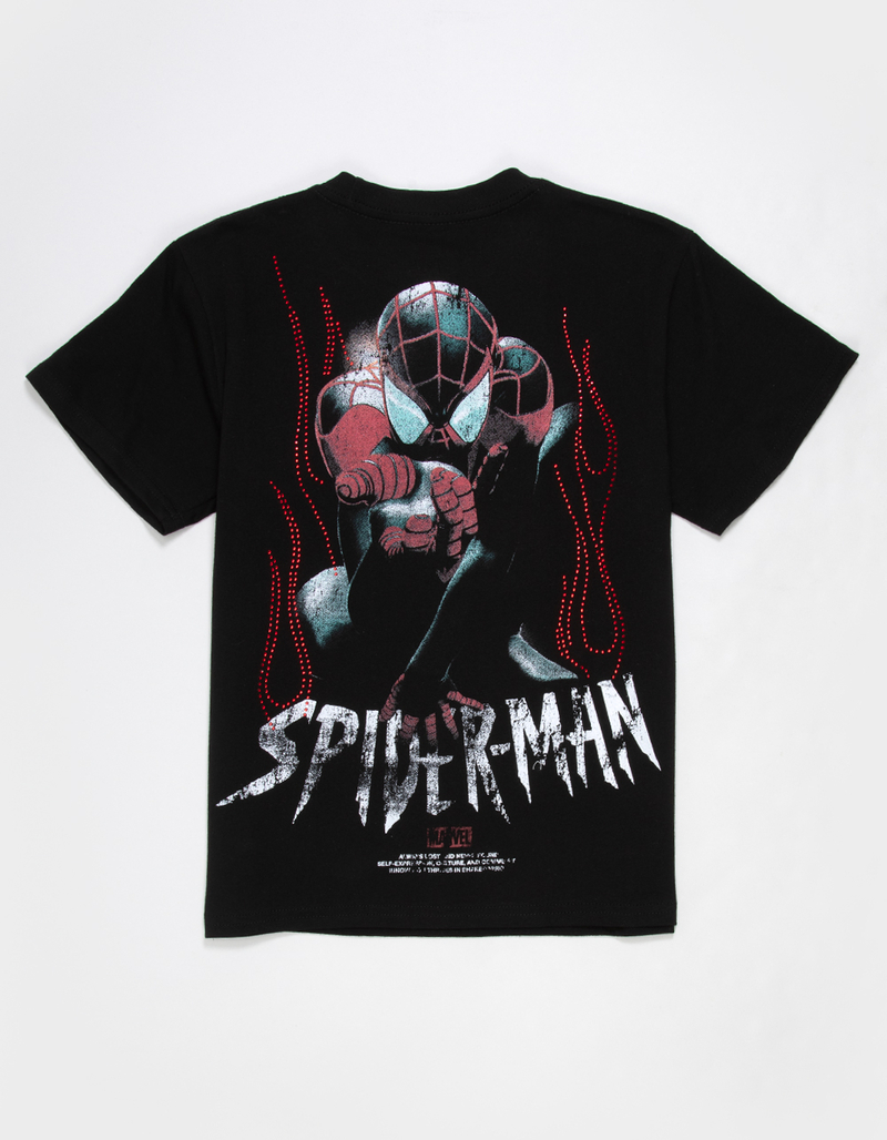 CVLA x Marvel Spider-Man Flames Boys Boxy Tee image number 0