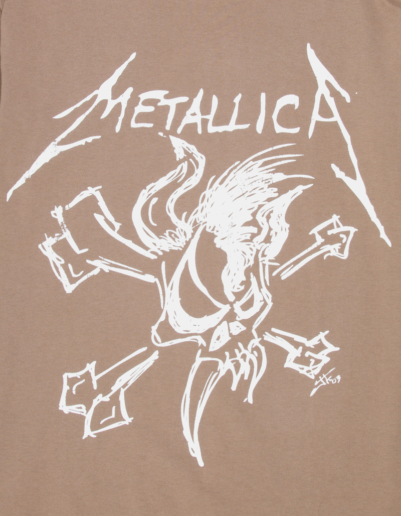 METALLICA Hand Drawn Mens Boxy Tee image number 2